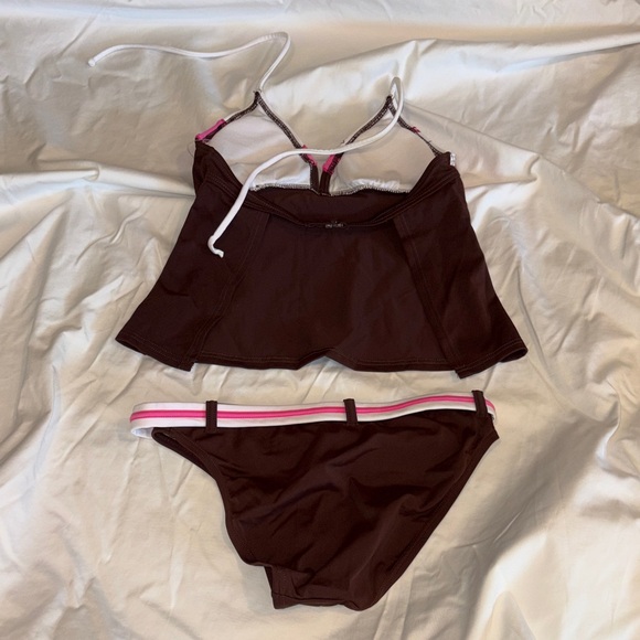 Hula Honey Brown and Pink Bikini Set - Picture 4 of 4